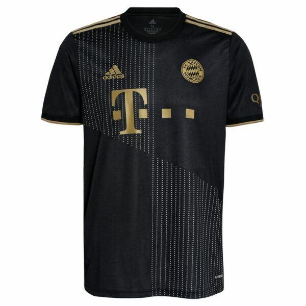 Bayern Munich Away Black Jersey Shirt 2021-22 player Robert Lewandowski printing for Men