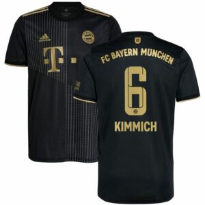 Bayern Munich Away Black Jersey Shirt 2021-22 player Joshua Kimmich printing for Men