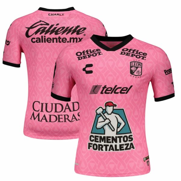 Club Leon Pink Jersey Shirt 2021-22 for Men