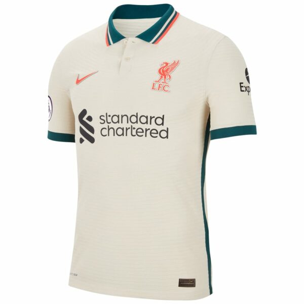 Liverpool Away Tan Jersey Shirt 2021-22 player Mohamed Salah printing for Men