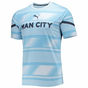 Manchester City Pre-Match Light Blue Jersey Shirt for Men