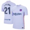Barcelona Away Purple Jersey Shirt 2021-22 player Frenkie de Jong printing for Men