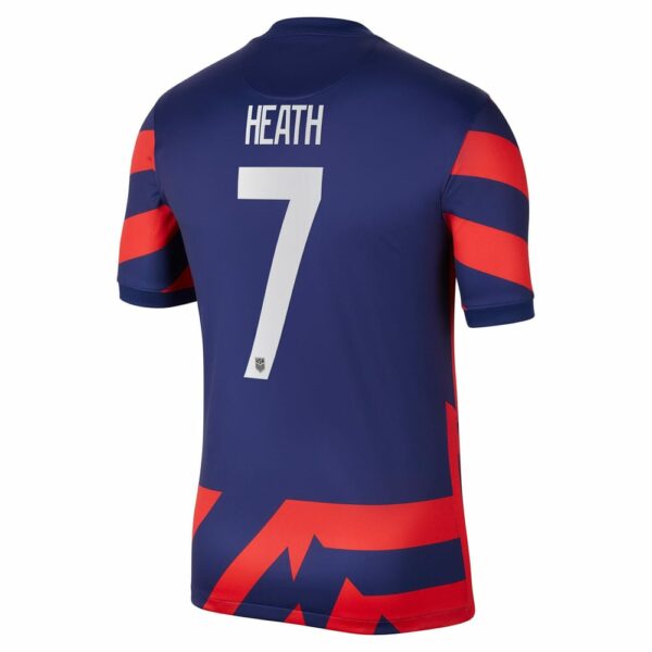 Team USA Away Blue Jersey Shirt 2021-22 player Tobin Heath printing for Men