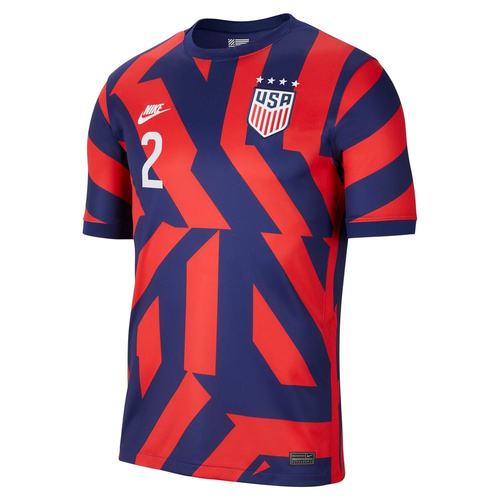 Team USA Away Blue Jersey Shirt 2021-22 player Crystal Dunn printing for Men