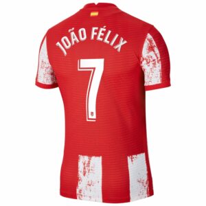 Atletico de Madrid Home Red Jersey Shirt 2021-22 player João Félix printing for Men