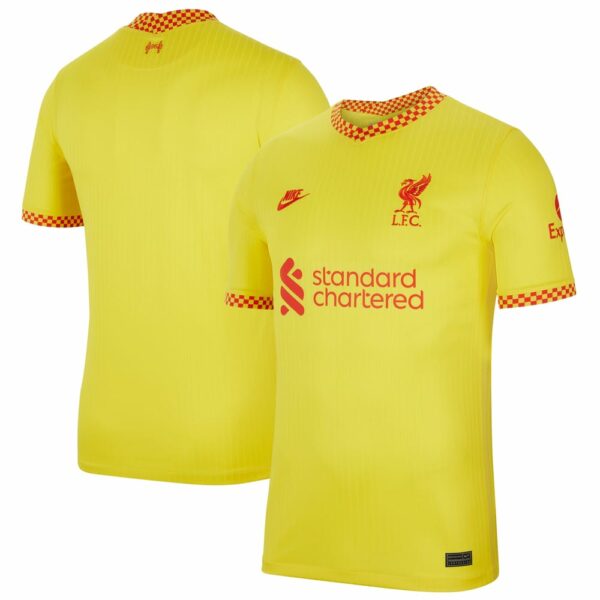 Liverpool Third Yellow Jersey Shirt 2021-22 for Men