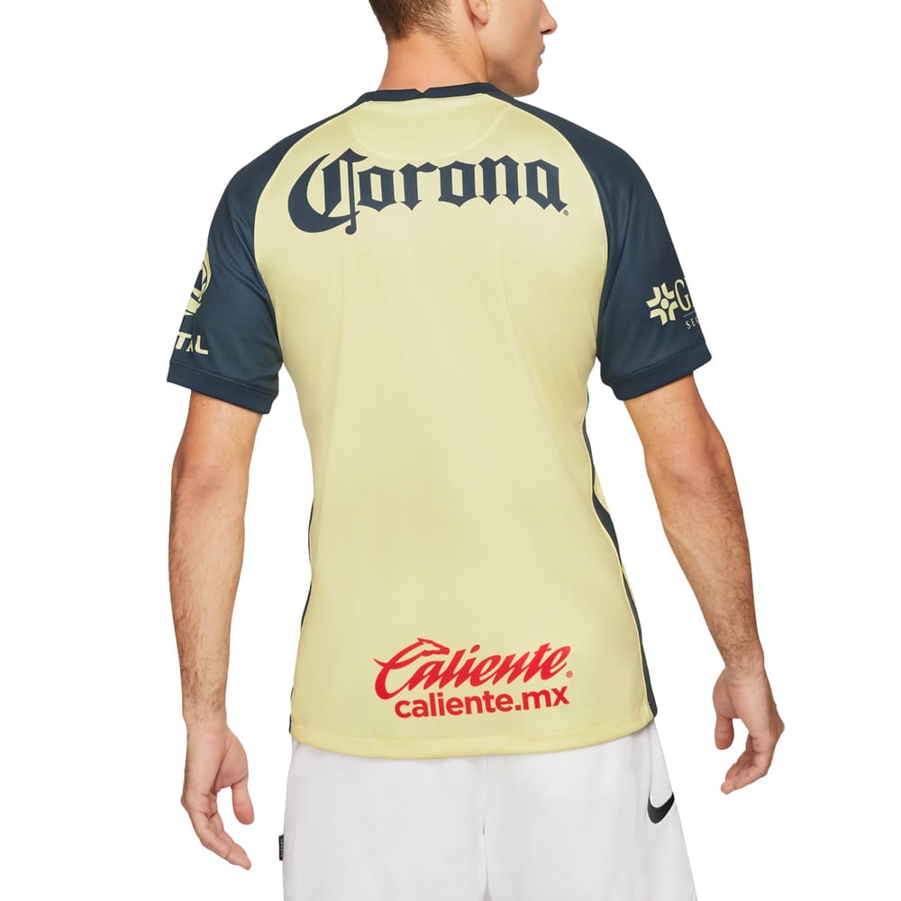 Club America Home Yellow Jersey Shirt 2021-22 for Men