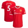 Manchester United Home Red Jersey Shirt 2021-22 player Harry Maguire printing for Men