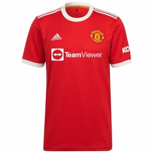 Manchester United Home Red Jersey Shirt 2021-22 player Victor Lindelof printing for Men