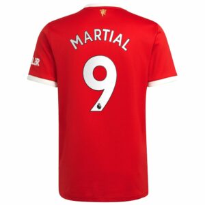 Manchester United Home Red Jersey Shirt 2021-22 player Anthony Martial printing for Men