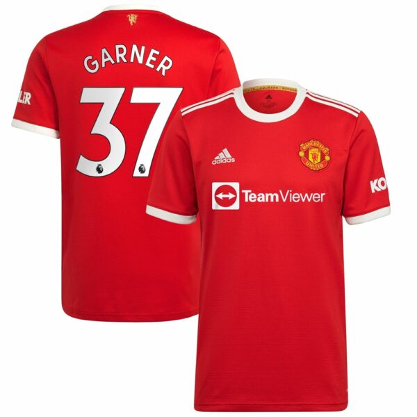 Manchester United Home Red Jersey Shirt 2021-22 player James Garner printing for Men