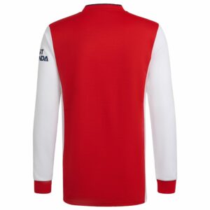 Arsenal Home Long Sleeve Red/White Jersey Shirt 2021-22 for Men