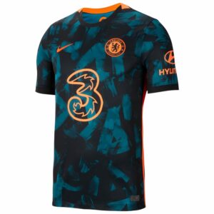 Chelsea Third Blue Jersey Shirt 2021-22 player Christian Pulisic printing for Men