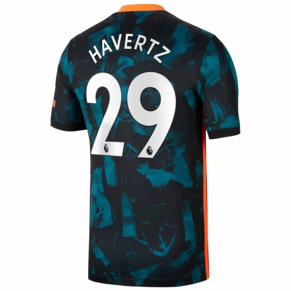 Chelsea Third Blue Jersey Shirt 2021-22 player Kai Havertz printing for Men
