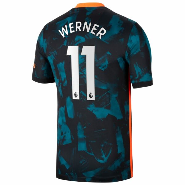 Chelsea Third Blue Jersey Shirt 2021-22 player Timo Werner printing for Men