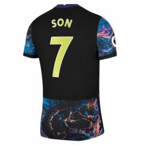 Tottenham Hotspur Away Black Jersey Shirt 2021-22 player Son Heung-min printing for Men