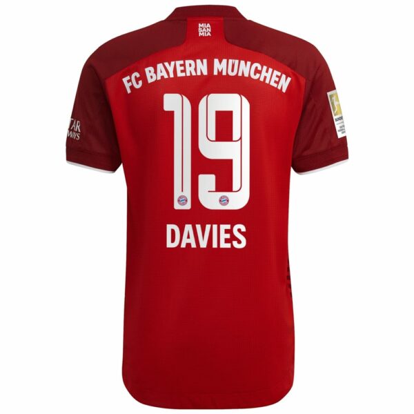 Bayern Munich Home Red Jersey Shirt 2021-22 player Alphonso Davies printing for Men