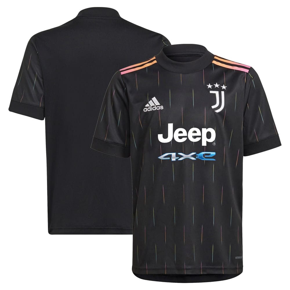 Juventus Away Black Jersey Shirt 2021-22 for Men