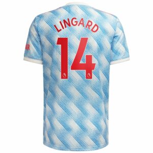 Manchester United Away White Jersey Shirt 2021-22 player Jesse Lingard printing for Men