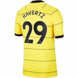 Chelsea Away Yellow Jersey Shirt 2021-22 player Kai Havertz printing for Men