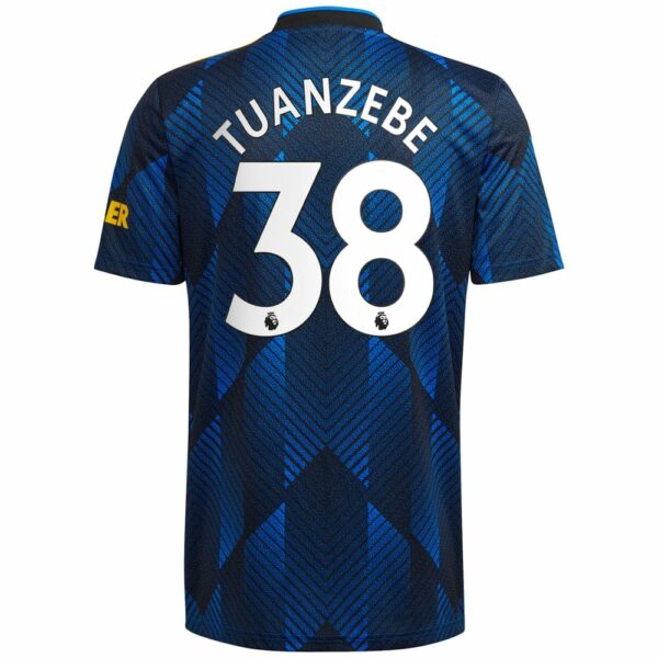 Manchester United Third Blue Jersey Shirt 2021-22 player Axel Tuanzebe printing for Men