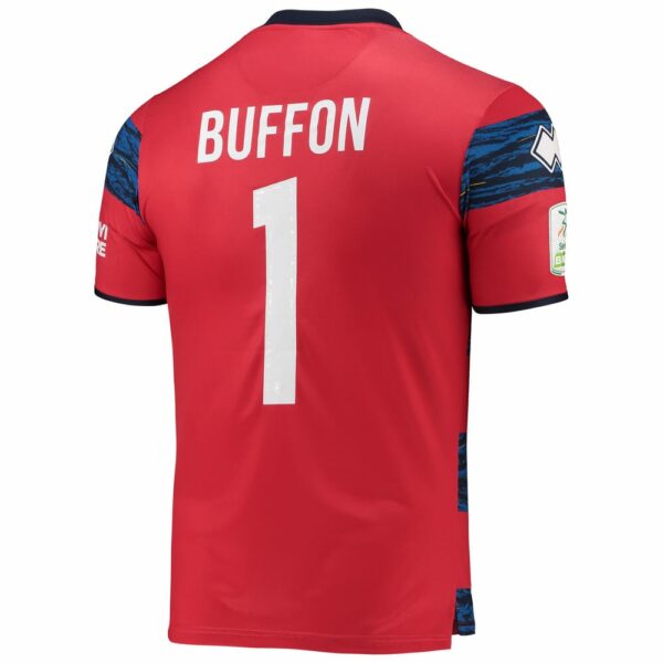 Parma Calcio 1913 Goalkeeper Red/Blue Jersey Shirt 1913 player Gianluigi Buffon printing for Men
