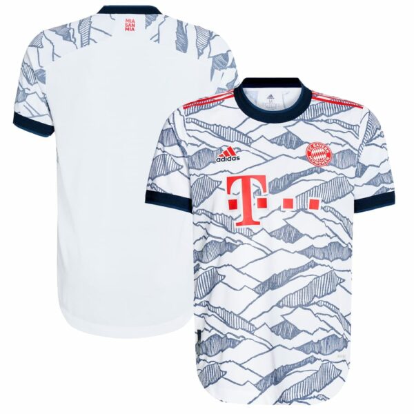 Bayern Munich Third White Jersey Shirt 2021-22 for Men