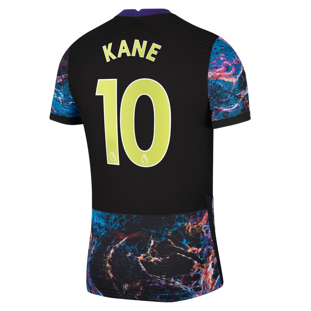 Tottenham Hotspur Away Black Jersey Shirt 2021-22 player Harry Kane printing for Men
