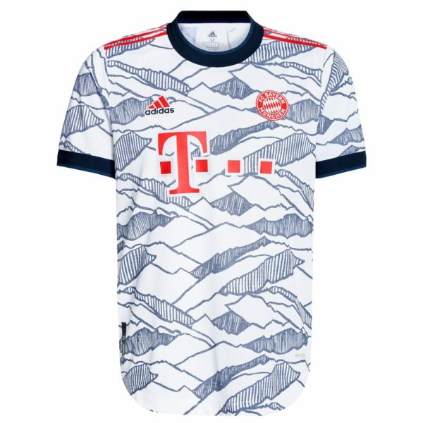 Bayern Munich Third White Jersey Shirt 2021-22 player Robert Lewandowski printing for Men