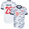 Bayern Munich Third White Jersey Shirt 2021-22 player Thomas Müller printing for Men