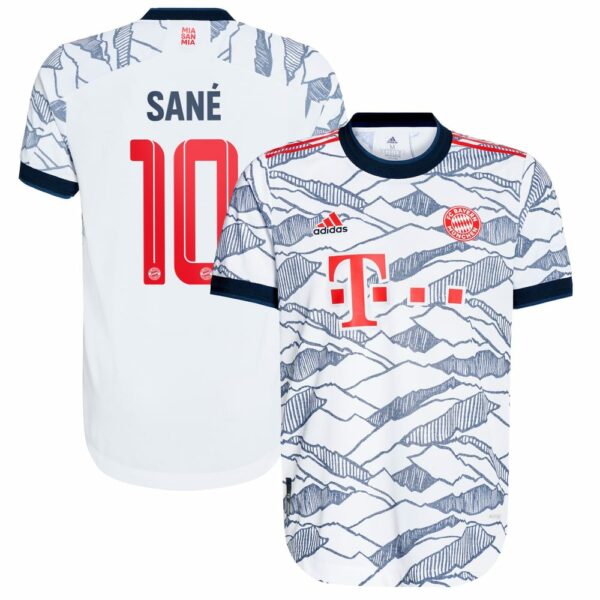 Bayern Munich Third White Jersey Shirt 2021-22 player Leroy Sané printing for Men