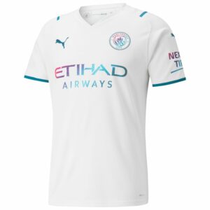 Manchester City Away White Jersey Shirt 2021-22 player Jack Grealish printing for Men