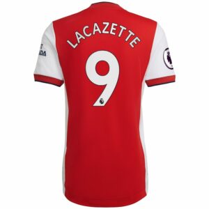 Arsenal Home White/Red Jersey Shirt 2021-22 player Alexandre Lacazette printing for Men