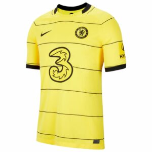 Chelsea Away Yellow Jersey Shirt 2021-22 player Romelu Lukaku printing for Men