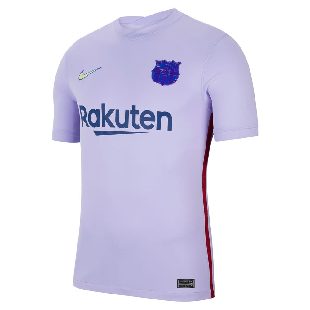 Barcelona Away Purple Jersey Shirt 2021-22 player Memphis Depay printing for Men