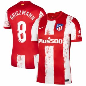 Atletico de Madrid Home Red Jersey Shirt 2021-22 player Antoine Griezmann printing for Men