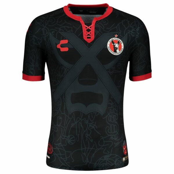 Club Tijuana Third Black Jersey Shirt 2021-22 for Men