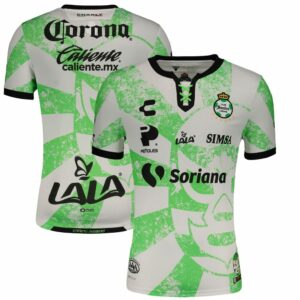 Santos Laguna Third White or Green Jersey Shirt 2021-22 for Men