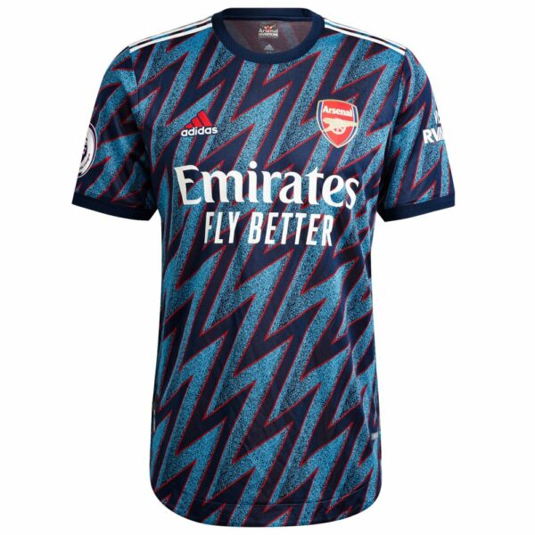 Arsenal Third Blue Jersey Shirt 2021-22 player Alexandre Lacazette printing for Men