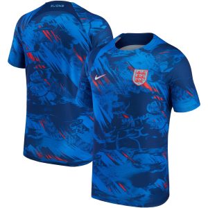 England National Team 2022/23 Pre-Match Top - Blue