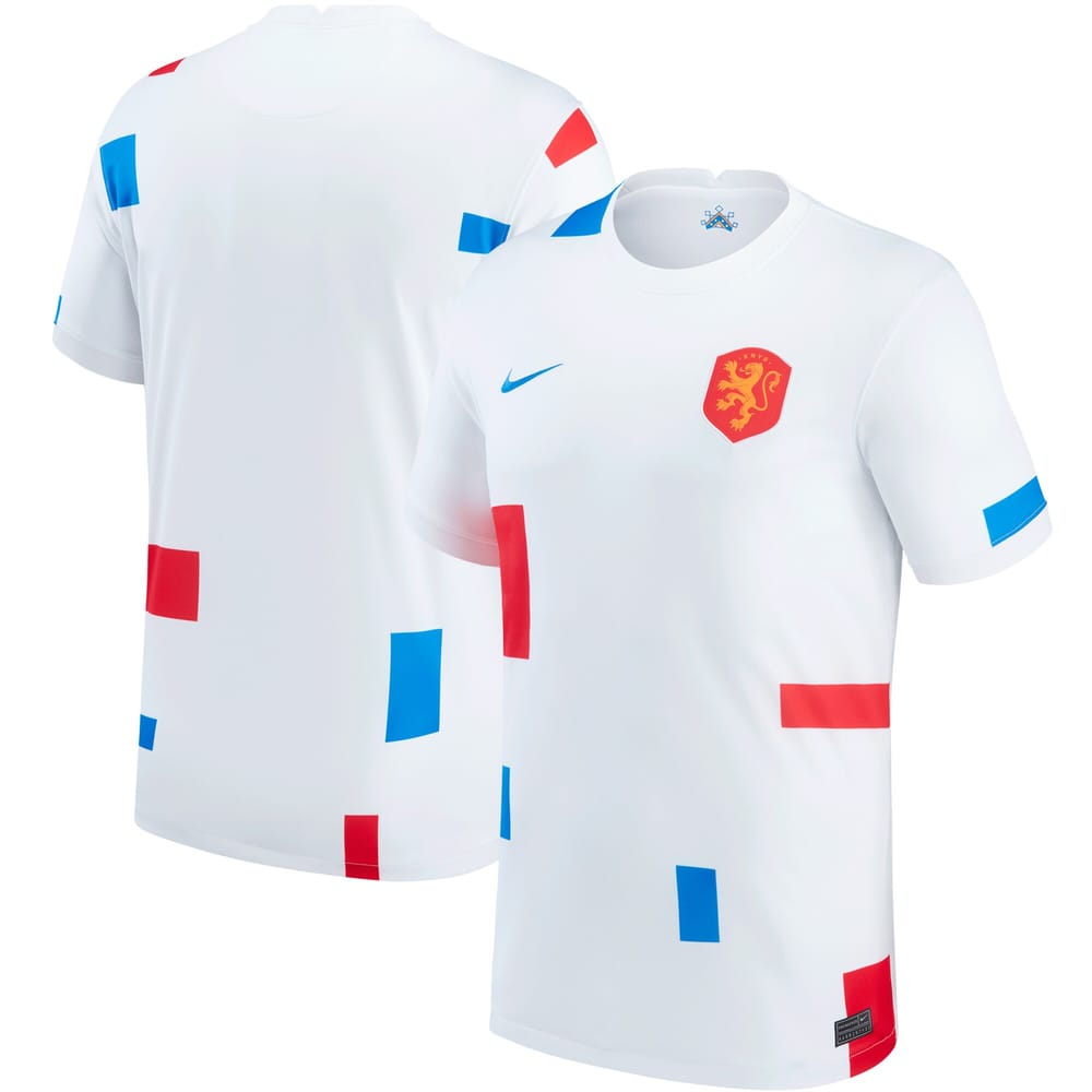 Netherlands Away White Jersey Shirt 2022-23 for Men