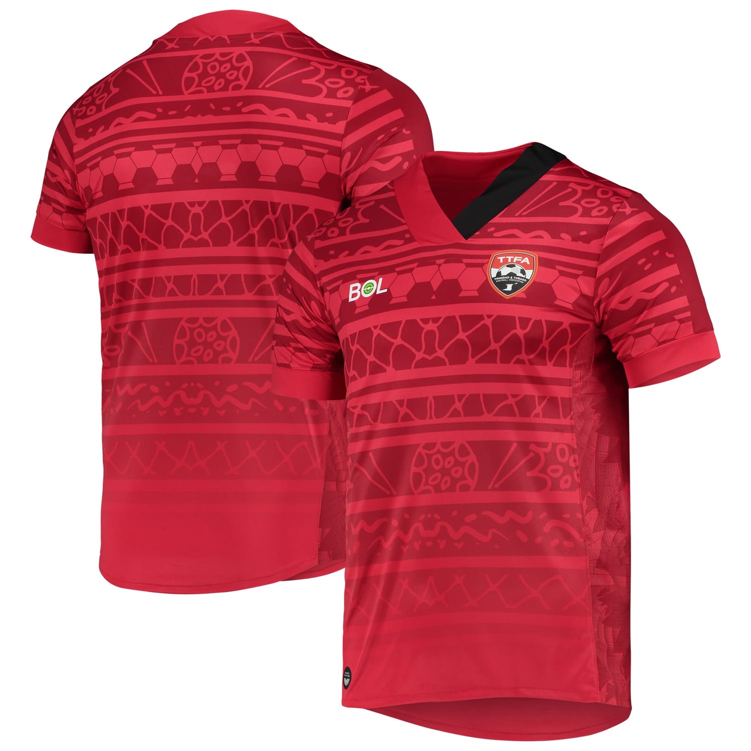 Trinidad and Tobago Home Red Jersey Shirt 2022-23 for Men