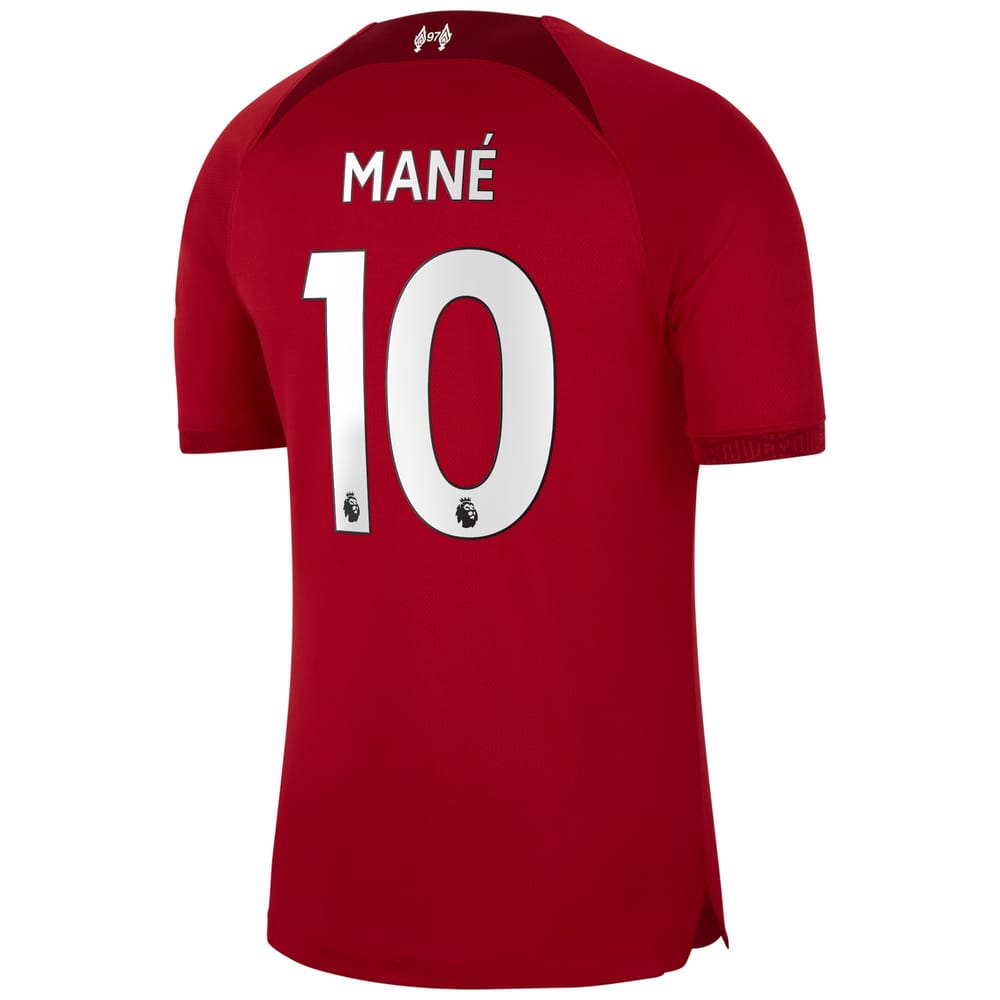 Liverpool Home Red Jersey Shirt 2022-23 player Sadio Mané printing for Men