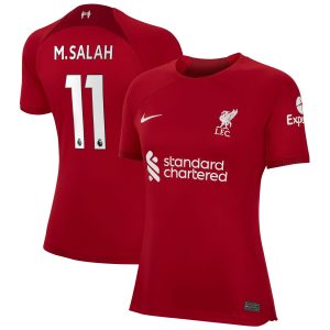Mohamed Salah Liverpool Women's 2022/23 Home Player Jersey - Red