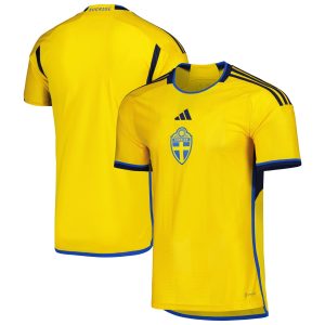 Sweden National Team 2022/23 Home Jersey - Yellow