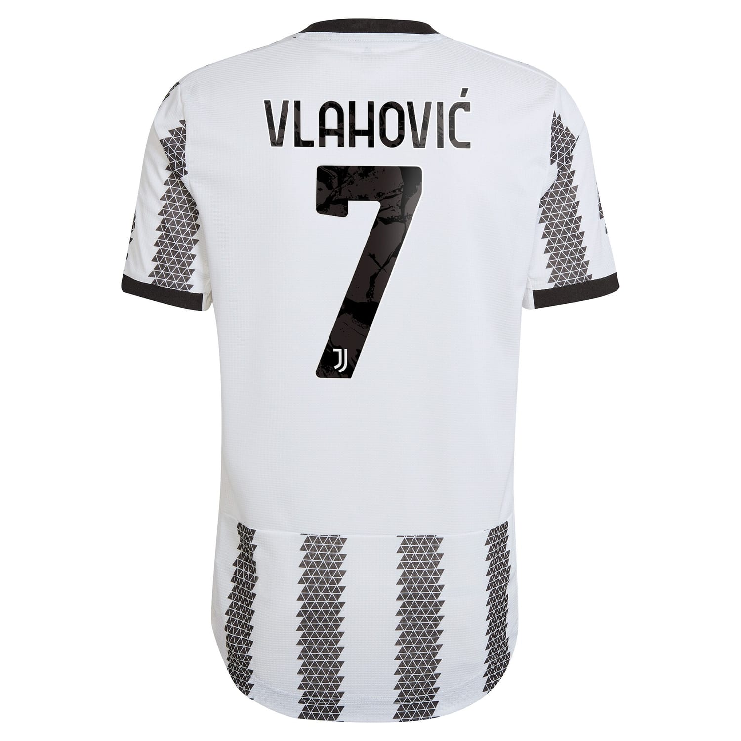 Juventus Home White Jersey Shirt 2022-23 player Dušan Vlahovic printing for Men