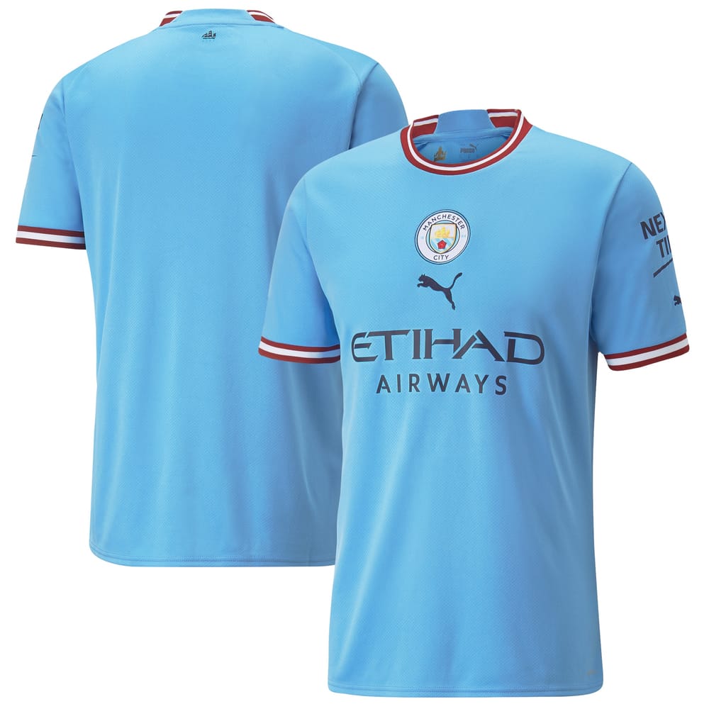 Manchester City Home Sky Blue Jersey Shirt 2022-23 for Men