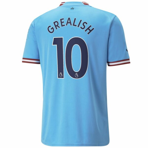 Manchester City Home Sky Blue Jersey Shirt 2022-23 player Jack Grealish printing for Men