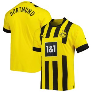 Borussia Dortmund 2022/23 Home Authentic Jersey - Yellow