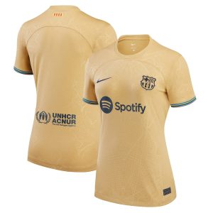 Barcelona Women's 2022/23 Away Blank Jersey - Yellow